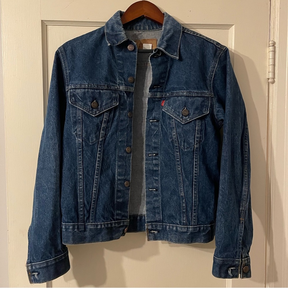 Levis Vintage 70s Denim Jean Jacket 70505 0217 USA Mens Size 38